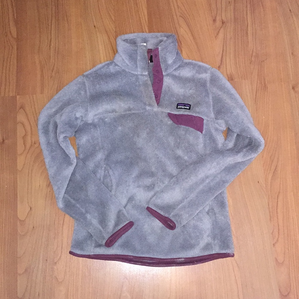 Grey with Purple Trim Patagonia